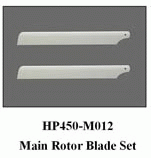 Main Rotor Blade Set for Black Hawk HP-450 Helicopter HP450-M012