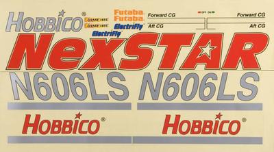 Hobbico Decal Set Nexstar EP Select HCAA3774