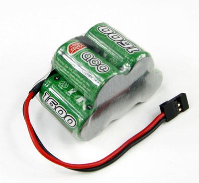 ACE Ni-Mh 1600mAh/6.0V HP 2/3A Battery Pack W/JR Connector Competition Class (Trapezia)