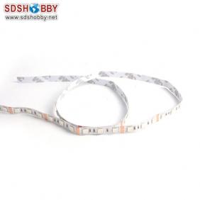 White 1 Meter Super Bright Non-water-tight LED Night Strip Light/ LED Strap Light/ LED Light Bar 12V with 3M Adhesive Patch