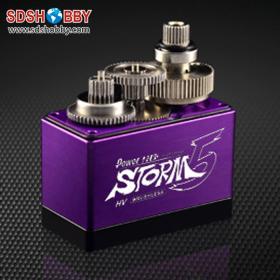 Power HD 18kg 8.4V HV Brushless Digital Servo STORM-5 with Metal Gears and Double Bearings