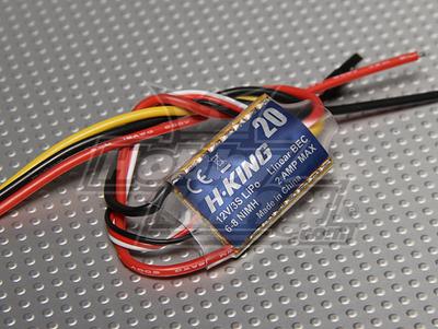 H-KING 20A Fixed Wing Brushless Speed Controller