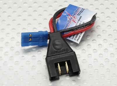 PowerBox Adapter wire MPX Male - JR/Futaba .5mm wire 10cm