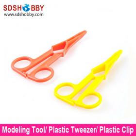 Modeling Tool/ Plastic Tweezer/ Plastic Lock Pincers/ Plastic Clip