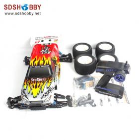 HSP 1/8 Scale Brushless Electric Off-Road Truggy RTR (Model No.:94886E9) with 2.4G Radio, 2400KV Motor, 9.6V 3600mAh Battery