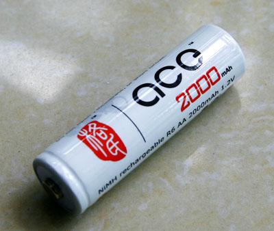 ACE 2000mAh AA rechargeable Ni-Mh battery Low Self-discharge Type
