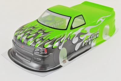 1/10 Venom T-10 Analog Painted RC Car Body (Green)