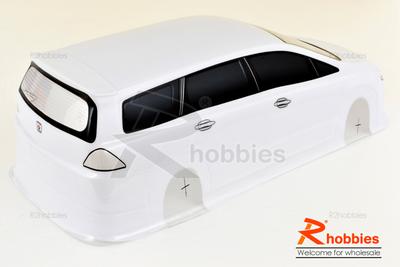 1/10 Toyota Alphard Analog Painted RC Car Body (White)
