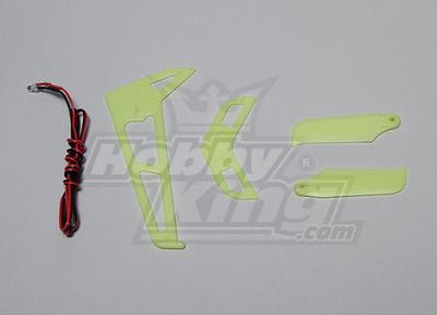 HK-500 Glowing Tail and Light Set (Align part # H50031)