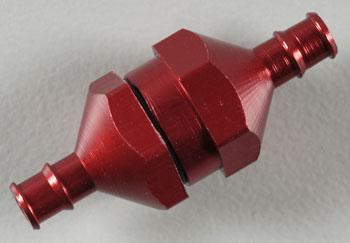 Dubro In-Line Fuel Filter Red DUB2307