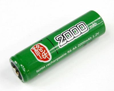 ACE 2000mAh AA rechargeable Ni-Mh battery HP Type