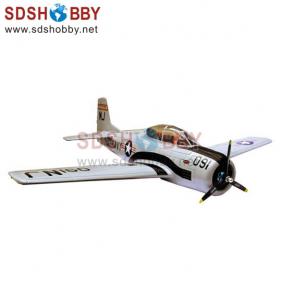 T28 Trojan EPO/ Foam Electric Airplane RTF with Retractable Landing Gear, 2.4G Left Hand Throttle-Grey Color