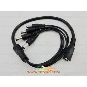 BEV power cable: 1 input 4 outputs