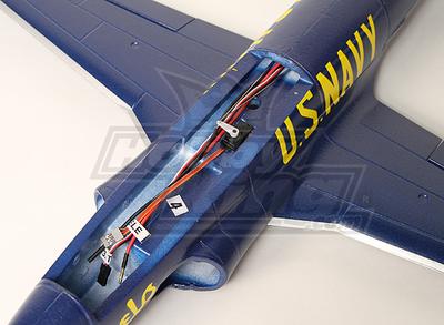 Mini T-33 Blue Angels EDF Fighter Jet EPO Plug-n-Fly