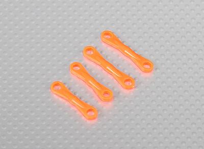 Rotor Head Fixed-Length Linkage for 500 Size Helicopter (4pcs/bag) - Orange