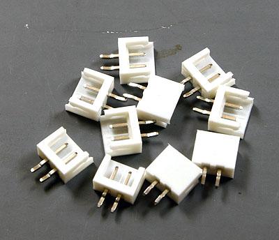 2-pin Male Battery Connector for JR Style Transmitter (10pcs)