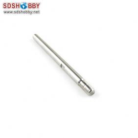 Drive Shaft with Teeth/ Thread Length =55mm Dia.-A=3.17mm Dia.-B=2.2mm for RC Model Boat