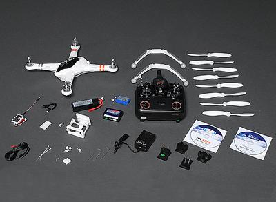 Walkera QR X350 FPV GPS Quadcopter w/DEVO F7 5.8Ghz Video TX and GoPro Adapter/Mount (Mode2) (RTF)