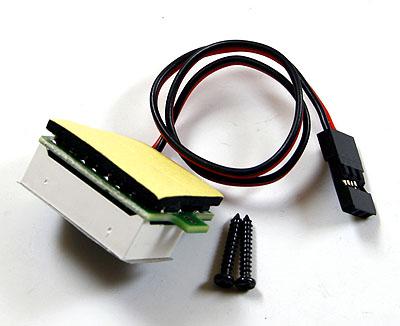 HiModel On-board LED 3-30V Battery Voltage Checker W/JR Connector