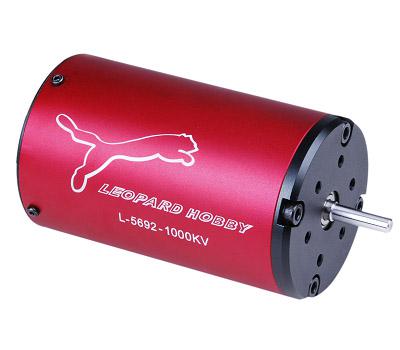 LEOPARD 5692/1340KV 4-Poles Inrunner Brushless Motor Red for 1/5 Cars LBP5692/3D