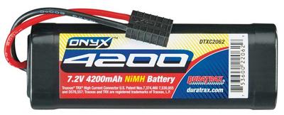DuraTrax NiMH Onyx 7.2V 4200mAh Stick TRA Plug DTXC2062