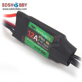 FVT 12A Brushless ESC/Speed Controller (Eagle Series) for RC Multicopter with BEC & Using BIHELI Program