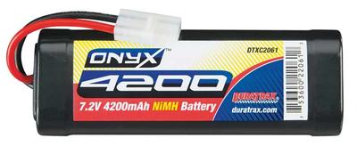 DuraTrax NiMH Onyx 7.2V 4200mAh Stick Std Plug DTXC2061