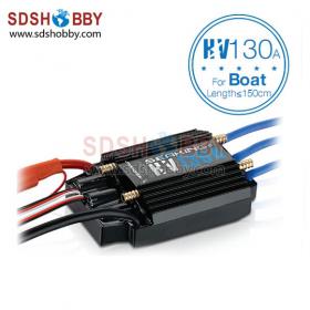 Hobbywing Seaking 130A High Voltage Brushless ESC for Boat (Version3.0) with Water Cooling System
