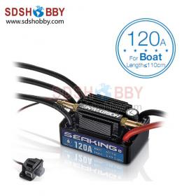 Hobbywing Seaking 120A Brushless ESC for Boat (Version3.0) with Water Cooling System