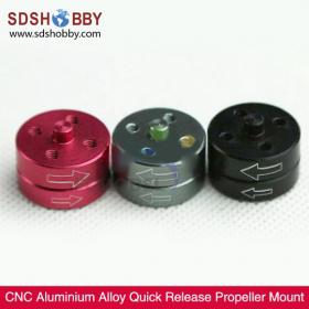 CNC Aluminium Alloy Quick Release Propeller Mount Set/ Compatible with 3mm 3.17mm 4mm M8 Shaft
