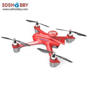 2.4G IDEAL FLY Apollo FPV Quadcopter RTF (Red Color) with 1080P Camera, GPS, Left Hand Throttle