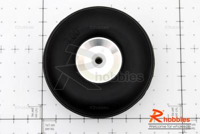 Î¦76 x H29 x Î¦5mm Aluminium Landing Wheel &amp; Rubber Tyre