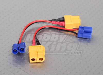 XT60 to EC2 Losi Charging adapter (2pcs/bag)