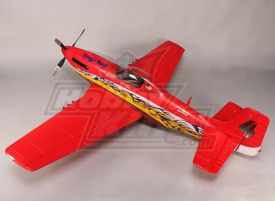 P-51D Dago Red 1600mm EPO w/Electric Retracts, Flaps, Lights (PNF)