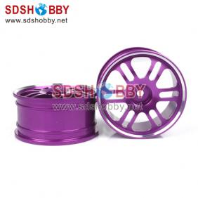 Alum.Wheel Rim(Gold/Purple/Red)  2PCS     purple