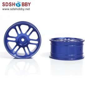 Alum.Wheel Rim(Gold/Purple/Red)  2PCS   blue