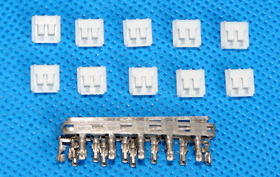 JR Style TX Battery Connector W/metal pins  (10 pieces)