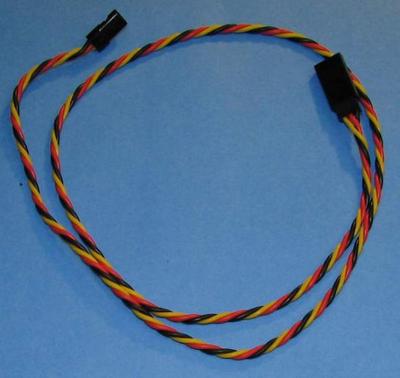 60cm (24 inch) JR Style 22AWG Twisted Servo Cable