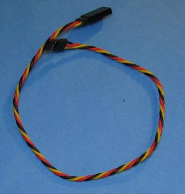 30cm (12 inch) JR Style 22AWG Twisted Servo Cable