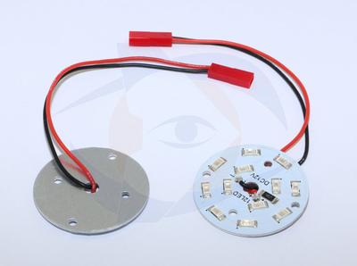 LED Navigation Light Disc - with JST plug (GREEN)