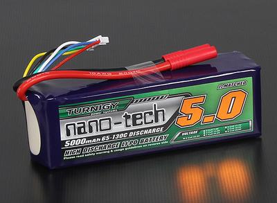 Turnigy nano-tech 5000mah 5S 65~130C Lipo Pack