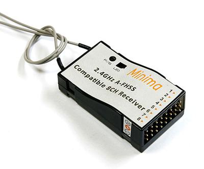 MINIMA  A-FHSS Compatible 2.4G 8-Ch Receiver (Hitec compatible)