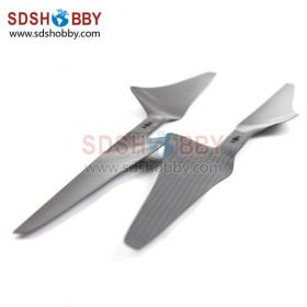 One Pair* 15*5.5/1555 Dragonfly Style Carbon Fiber Positive and Reverse Propellers for Multicopter