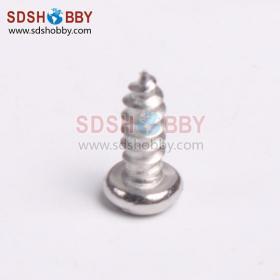100pcs* Stainless Steel 304 Round Head Cross-shaped Self-tapping Screw M3*8
