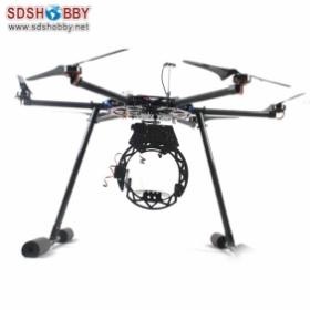 MH1200L Hexacopter/ Six-axle Flyer RTF with Carbon Fiber Mounting Board and Rack (Not Foldable)