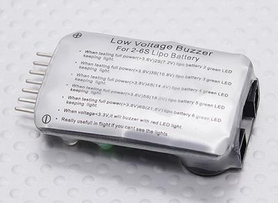 On Board Lipoly Low Voltage Alarm (2s~6s)