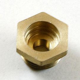 14mm to 1/4-32mm spark plug bushing adapters(Copper)