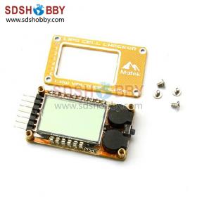 Matek Precision LCD 6S Power Monitor Low Voltage Alarm BB Buzzer
