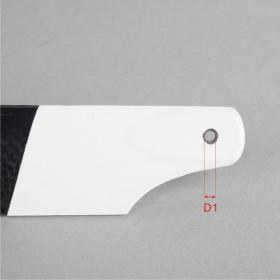 3Dpro 325mm Imitation Carbon Fiber Propeller/Main Blade for 450 RC Helicopters