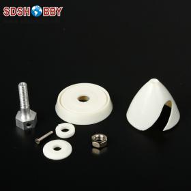 D40×H35×d4mm Plastic Spinner with Screw for Electric Propeller